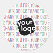 ご注文おもしろい追加のロカラフルゴをありがとう ラウンドシール (正面)