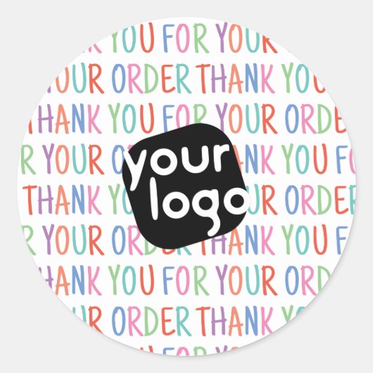 ご注文おもしろい追加のロカラフルゴをありがとう ラウンドシール (正面)