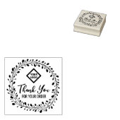 ご注文に感謝する ラバースタンプ (押印)