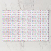 ご注文に感謝カラフルシンプルモダン ペーパーパッド (正面)