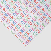 ご注文に感謝カラフルシンプルモダン 薄葉紙 (詳細)