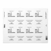 ご注文に感謝モダン |お使いのボックスに挨拶 ラベル (フルシート)