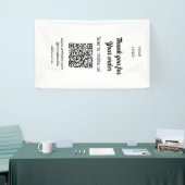 ご注文のスキャンありがとうございます 当社のロゴをレビュー 横断幕 (トレードショー)