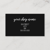 ご注文のマーケティングカード 紹介カード (裏面)