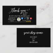 ご注文のマーケティングカード 紹介カード (正面/裏面)