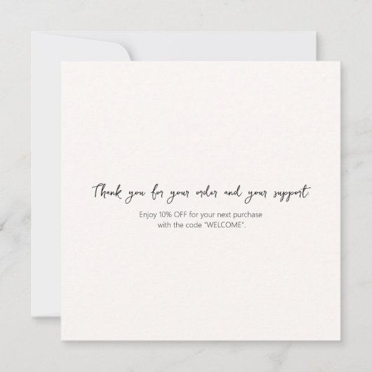 ご注文の感謝してい編集可能なフローラ サンキューカード (裏面)