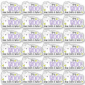 ご注文はこちら幽霊ブプンハロウィンビジネス シール (正面)