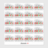 ご注文はクリスマス奇跡かわいいビジネス シール (シート)