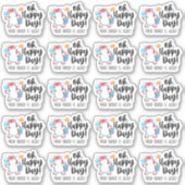 ご注文はハッピーデーかわいいビジネス シール (正面)