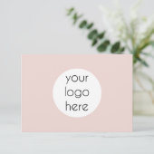 ご注文はピンク色で サンキューカード (スタンド正面)