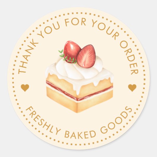 ご注文をいただきありがとうございます ラウンドシール (正面)