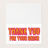 ご注文ソーシャルアイコンQRコードホットピンク 名刺 (外部フラット)