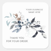 ご注文フローラスクエア スクエアシール (正面)