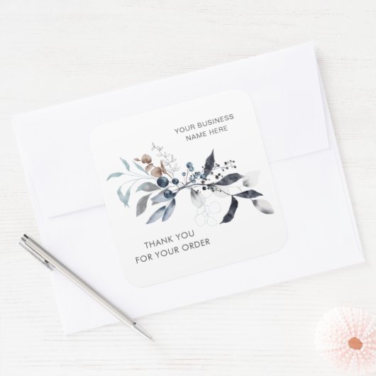 ご注文フローラスクエア スクエアシール (封筒)