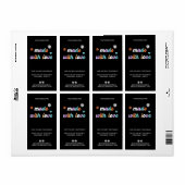 ご注文レトロ |愛で作られた ラベル (フルシート)