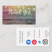 ご注文頂きありがとうござい感謝しています 名刺 (正面/裏面)