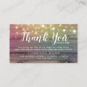 ご注文頂きありがとうござい感謝しています 名刺 (正面)