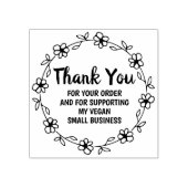 ご注文、スモールビジネスのお客様、ありがとうございました。 ラバースタンプ (インプリント)