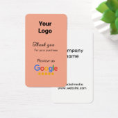 ご注文Googleレビュー追加ロゴWebサイト (デスク)