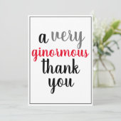 ご清聴ありがとうございました赤黒 サンキューカード (スタンド正面)