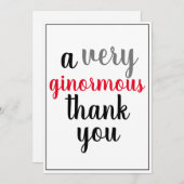 ご清聴ありがとうございました赤黒 サンキューカード (正面/裏面)