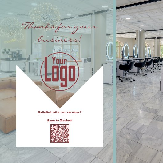 ご満足いただいたお客様へのレビューご招待 ウィンドウサイン