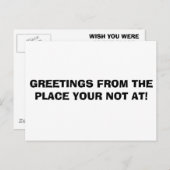 ご無沙汰しております！ ポストカード (正面/裏面)