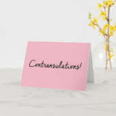 ご相談! カード (黄色い花)