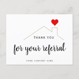 ご紹介いただいた不動産ファーミングに感謝 ポストカード