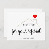 ご紹介いただいた不動産ファーミングに感謝 ポストカード (正面/裏面)