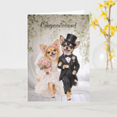 ご結婚おめでとうございます カード (黄色い花)