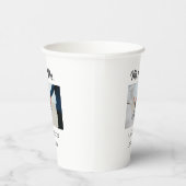 ご結婚おめでとうございます。ミスター＆ミセス 姓 日付 年 結婚記念品 紙コップ (右)