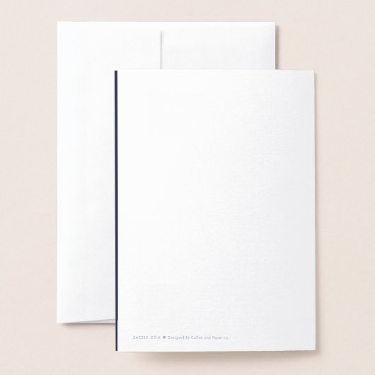 ご結婚おめでとうございます Mr. & Mr. タイポグラフィーのカード 箔カード (裏面封筒付き)