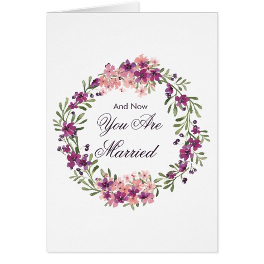 「ご結婚おめでとう」 結婚祝いカード (正面)