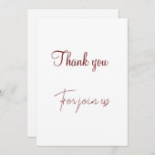 ご結婚の記念にサインお願いします シーズンカード (正面/裏面)