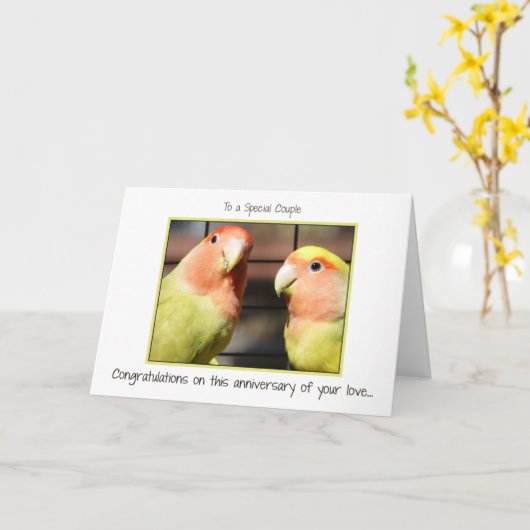 ご結婚記念日おめでとうございます カード (黄色い花)