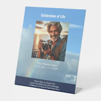 ご署名ください ゲストブック台 置き看板 台座サイン