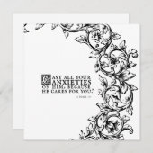 ご考え挨拶状感動的状 シーズンカード (正面/裏面)