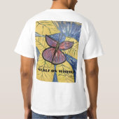 ご自分のご当地グルメを車輪でサポートします。NC Tシャツ (裏面)