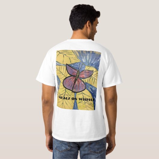 ご自分のご当地グルメを車輪でサポートします。NC Tシャツ (裏面フル)