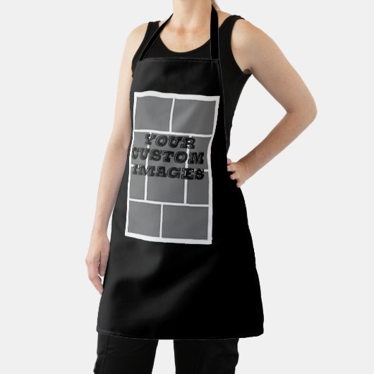 ご自分の家族の写真コパーソナライズされたラージュを作成 エプロン (インサイチュ)
