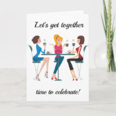 ご自祝由にご利用いただけます***40th**誕生日 カード (正面)