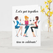 ご自祝由にご利用いただけます***40th**誕生日 カード (黄色い花)