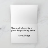 ご自考える身のグリーティングカード カード (内部)