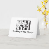 ご自考える身のグリーティングカード カード (黄色い花)