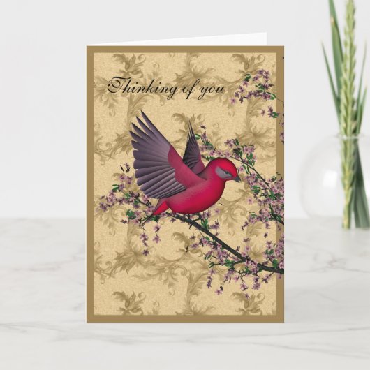 ご自考える身のグリーティングカード カード (正面)