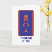 ご自考える身 – グリーティングカード (黄色い花)