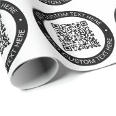 ご自身のアップロードしたQRコードまたは画像に差し替えてください ラッピングペーパー (ロールコーナー)