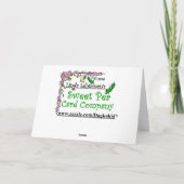 ご自身の***クラシック*誕生日**のお客様 カード (裏面)