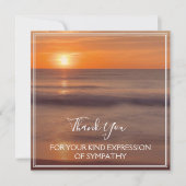 ご親切なお悔やみのお言葉に感謝 (正面)